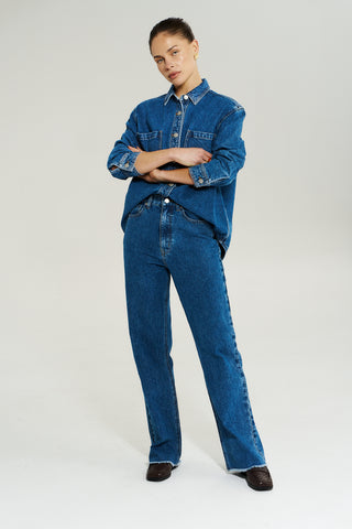 Easy Jeans - Bleu denim