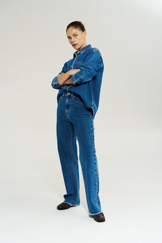 Easy Jeans - Bleu denim