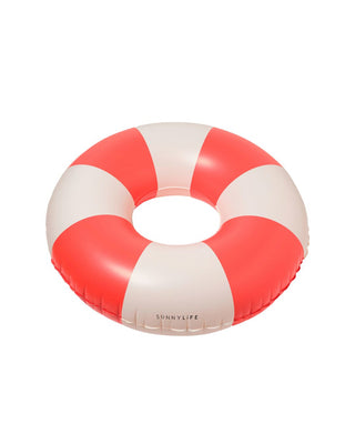 Tube pool ring - Red stripe