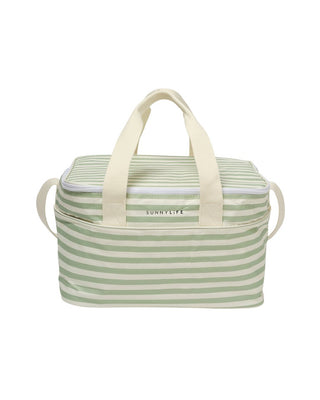 Light cooler bag - Olive stripe