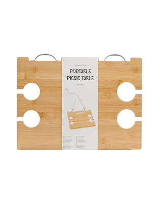 Portable picnic table - Le weekend - Natural