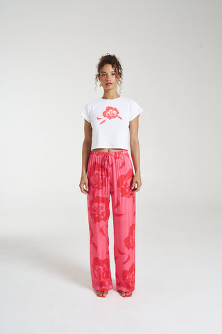 Summi Summi Elastic waist pants - A rose by any other name