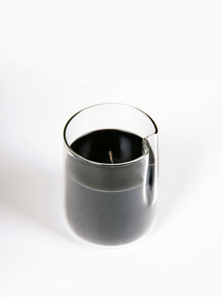 Ever midi candle - Clear glass - Rose + cedarwood + black pepper